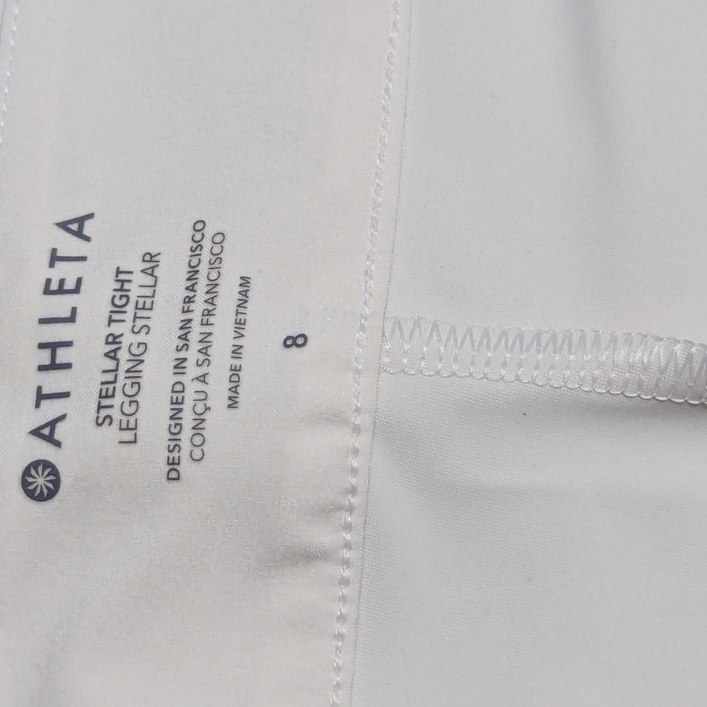 Athleta Cream Leggings - Picture 3 of 5